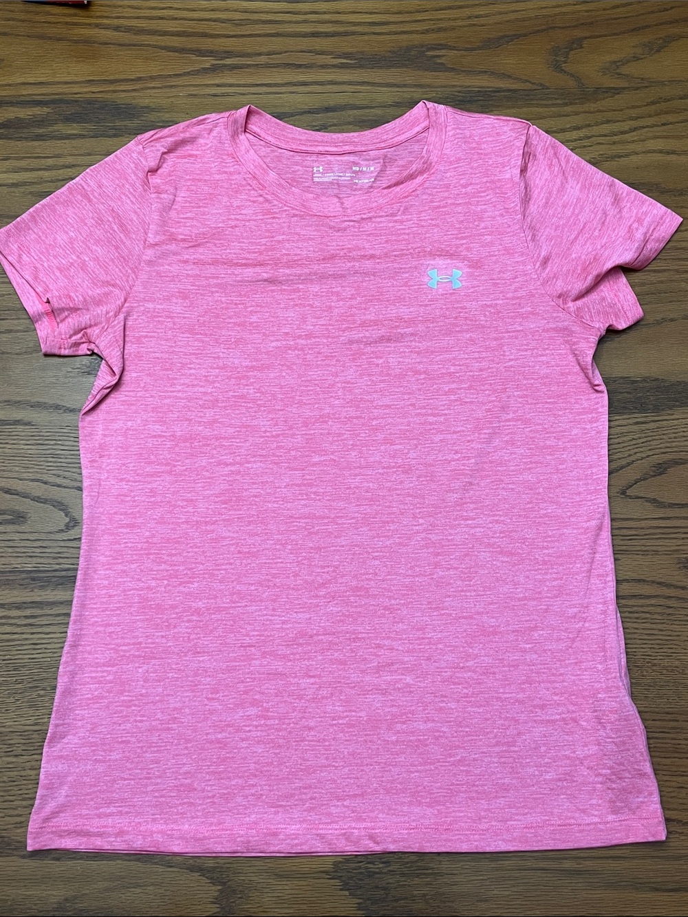 Under Armour Pink Heather Short Sleeve Performance Tee